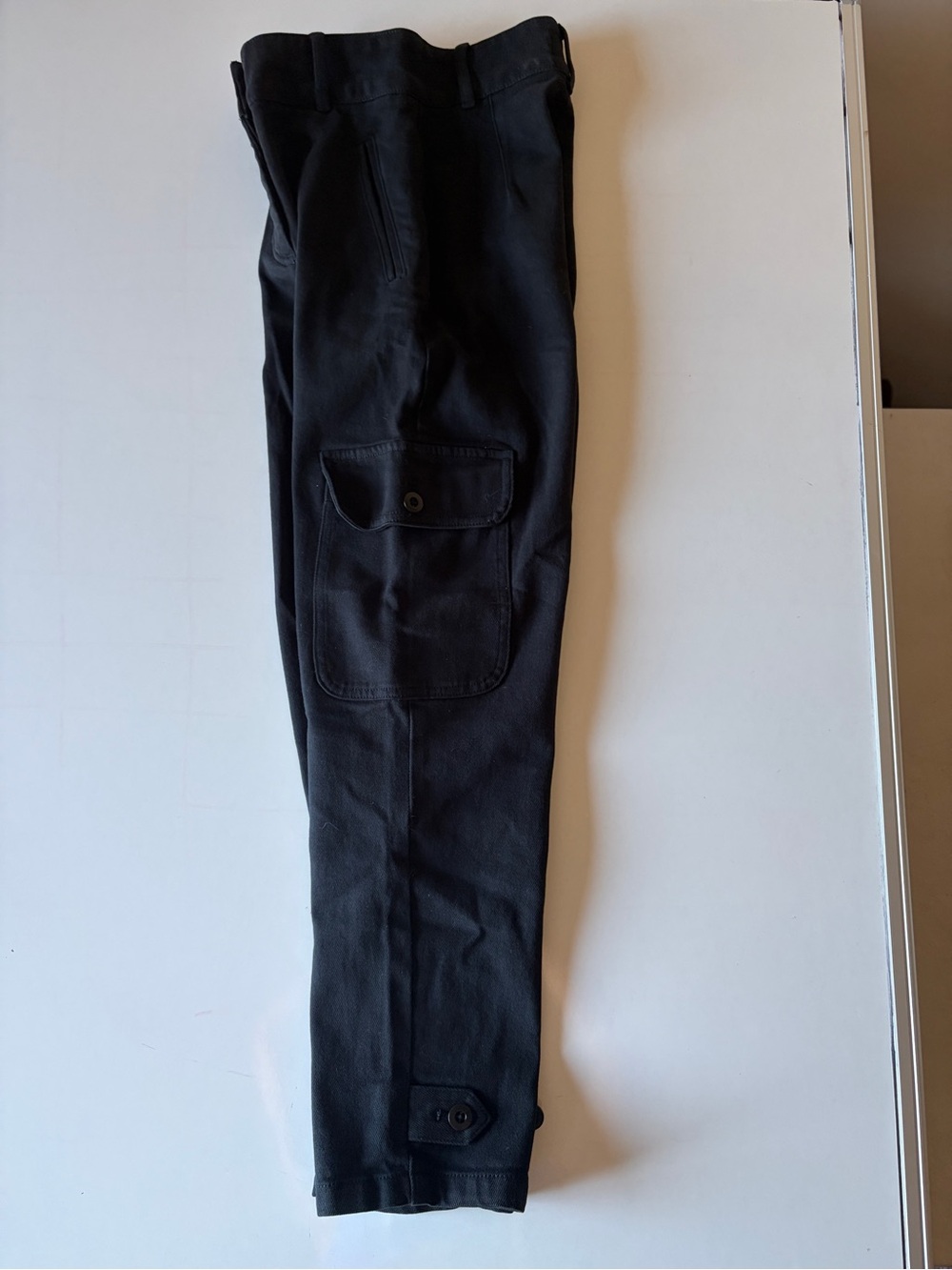 Wilfred Free Aritzia Black Cargo Pants high-rise waist button fly women’s 00 - Picture 5 of 11